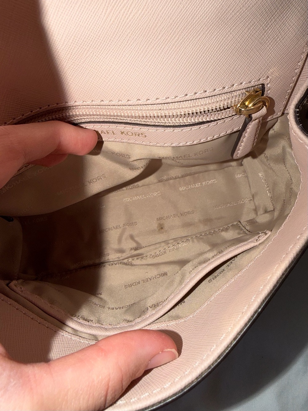 Michael Kors Ava Extra-Small Saffiano Leather Crossbody Bag - Picture 8 of 8